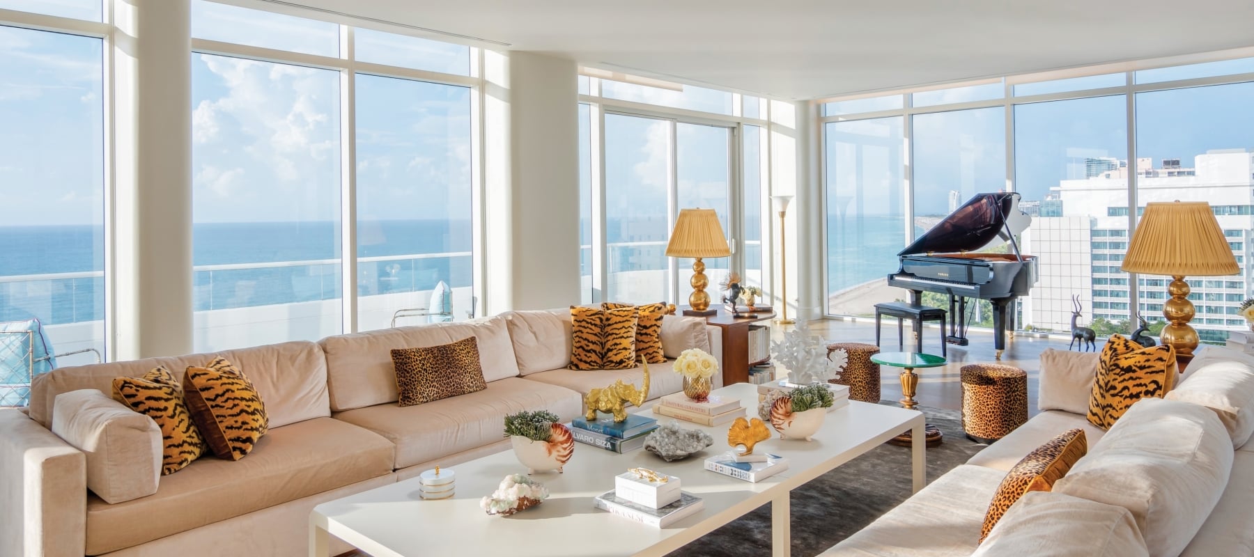 Faena penthouse living room