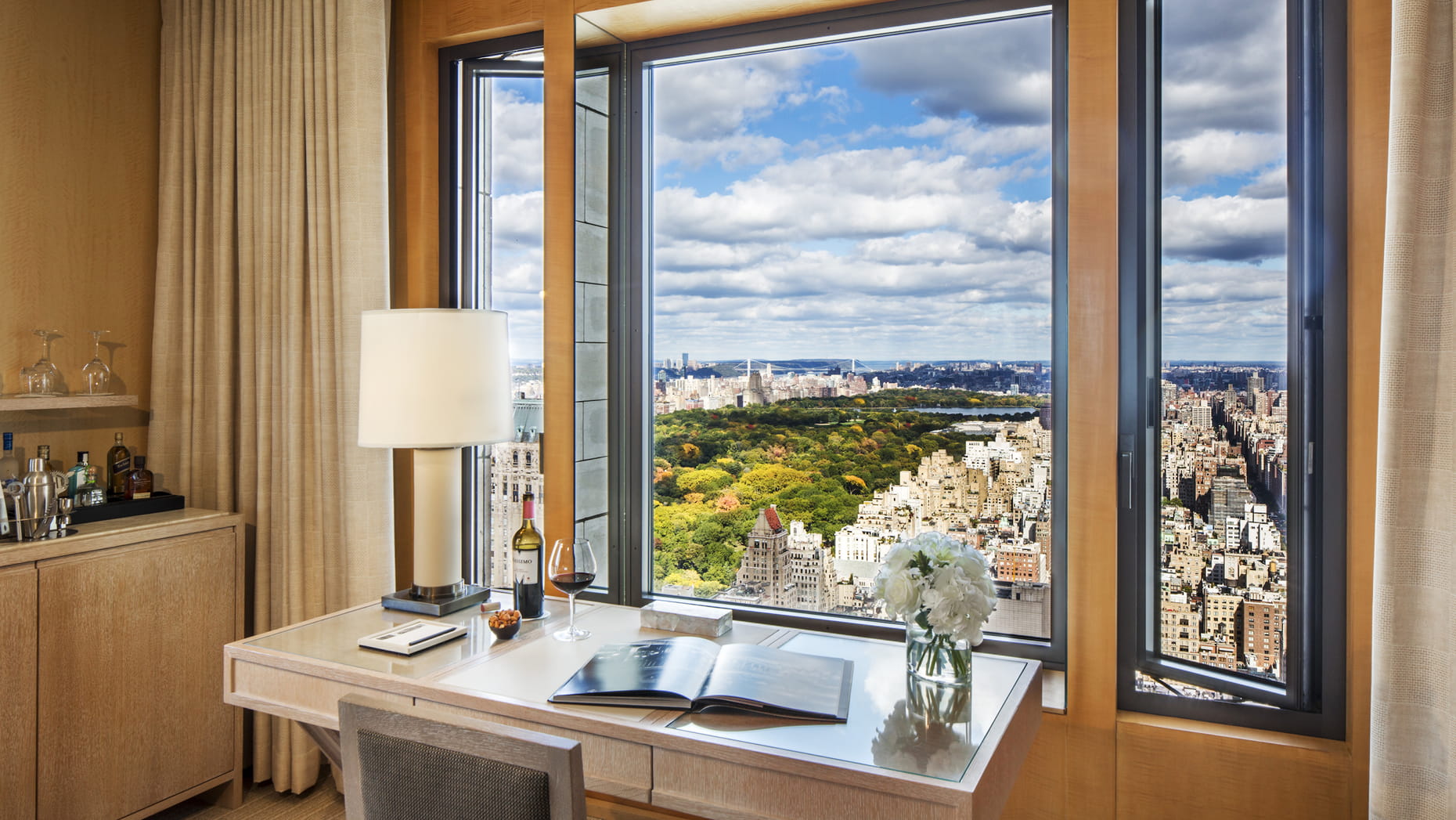 Four Seasons New York room with Central Park view