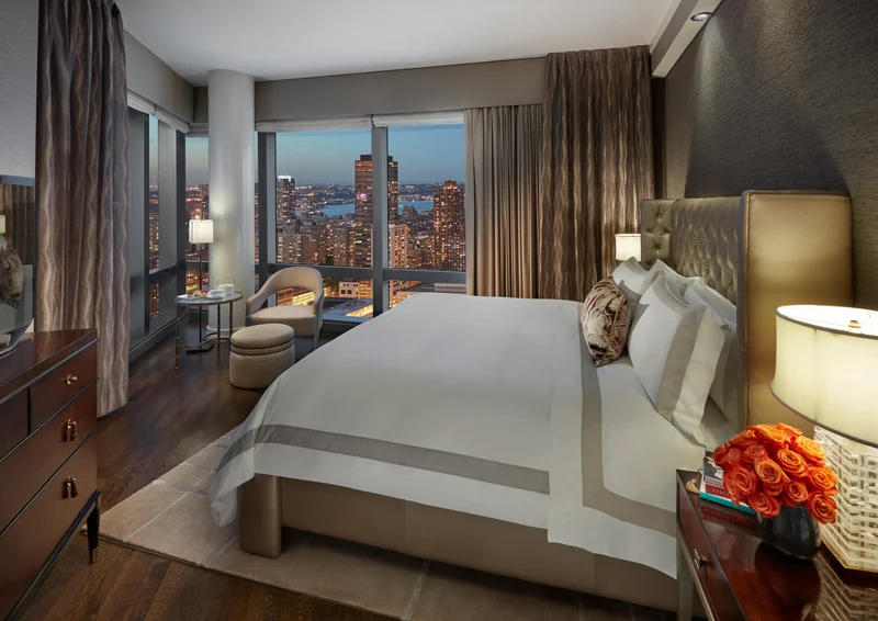 Mandarin Oriental New York suite living room