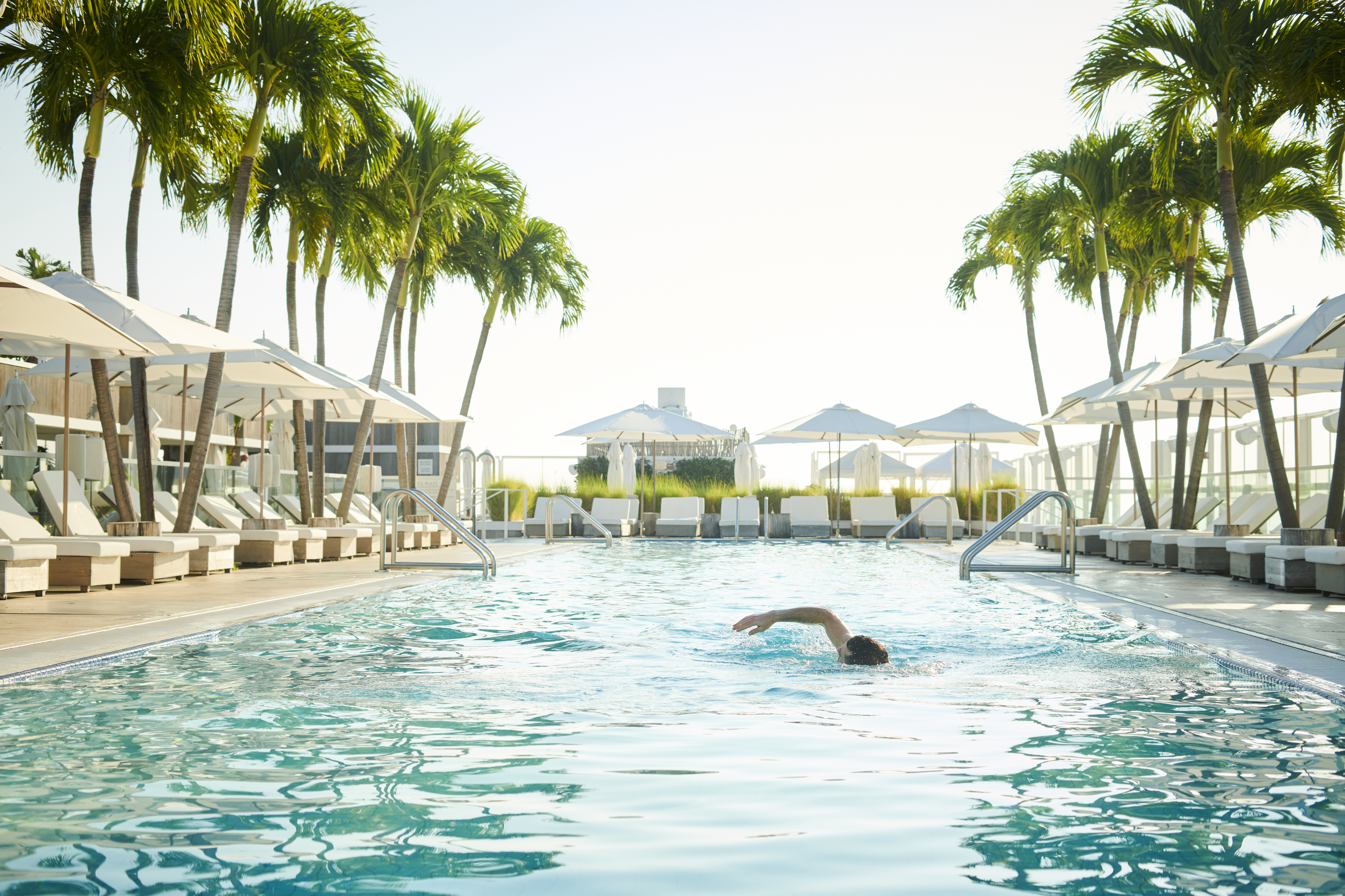 1 Hotel South Beach poolside seating